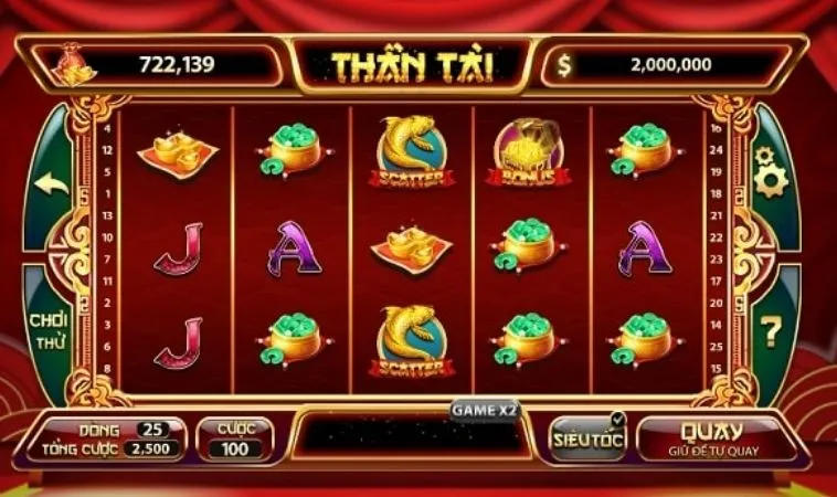 Các tính năng trong game Nổ Hũ Thần Tài tại KU68